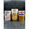 Image 2 : Gulf, Exxon & Union Super Motor Oil Cans (Full)