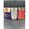 Image 2 : Shell, Pacific 66 & Silver Prime Motor Oil Cans