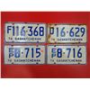 Image 1 : 1976 Saskatchewan License Plates