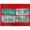 Image 1 : Vintage Saskatchewan License Plates