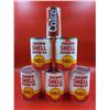 Golden Shell Motor Oil Display Cans