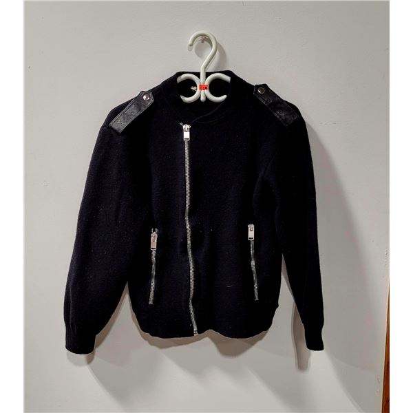 Saint Laurent Paris Zip Up Coat