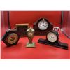 Vintage Mantle Clocks Lot