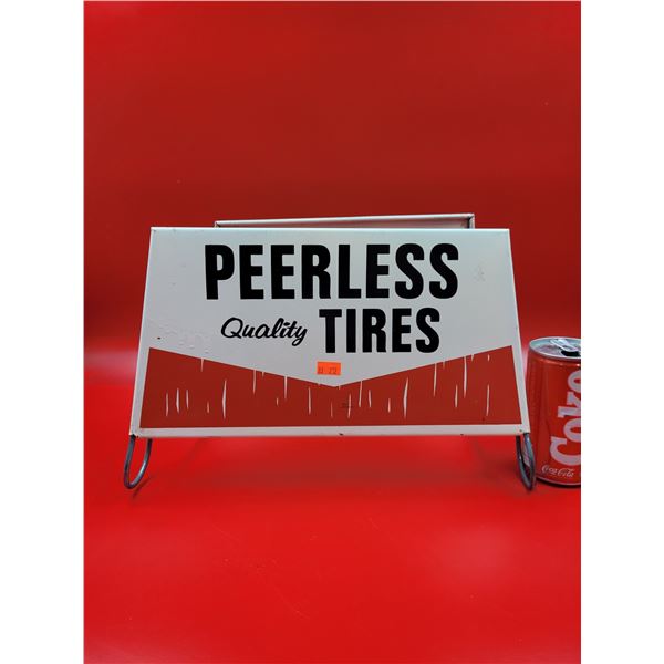 Vintage Peerless Quality Tires Tire Display Stand
