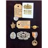 Pair Of Rcoc Shoulder Badges, Royal Canadian Corps Of Signals Collar Badge & Militaria