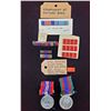 Assortment Of Military Bars & WW2 Canadian Silver Medal Pair w/ Birks, Bar - RCOC