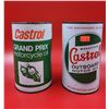 Castrol Motor Oil Cans