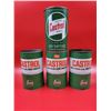 4 Castrol Motor Oil Cans
