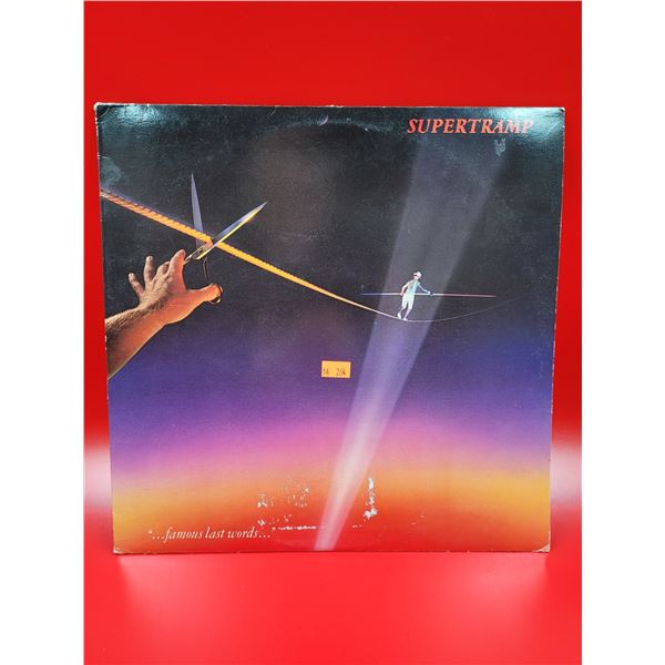 Super Tramp - Famous Last Words Vinyl Record
