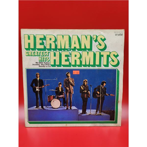 Herman's Hermits No Milk Today Greatest Hits Vinyl Record