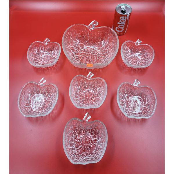 Glass Apple Bowls