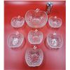 Glass Apple Bowls
