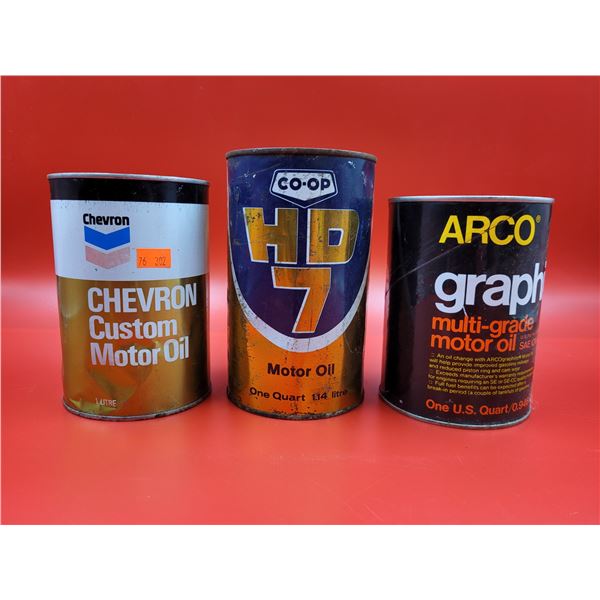 Vintage Motor Oil Cans