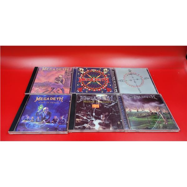 Megadeath CD Lot