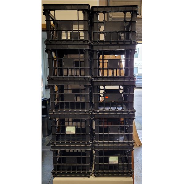 Black Storage Bin Lot