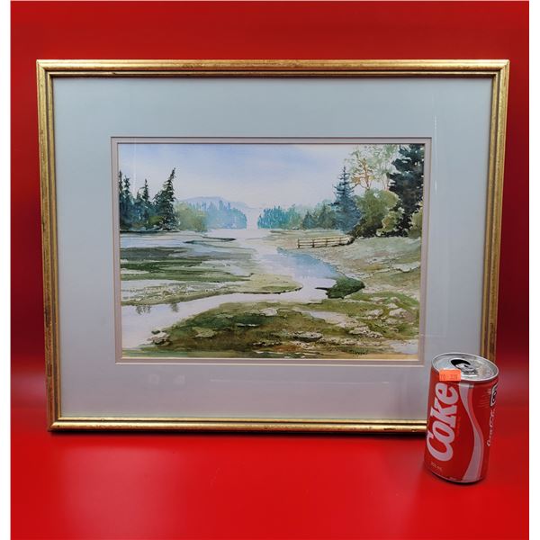 Framed & Signed Original Watercolors by Margaret Threlfall