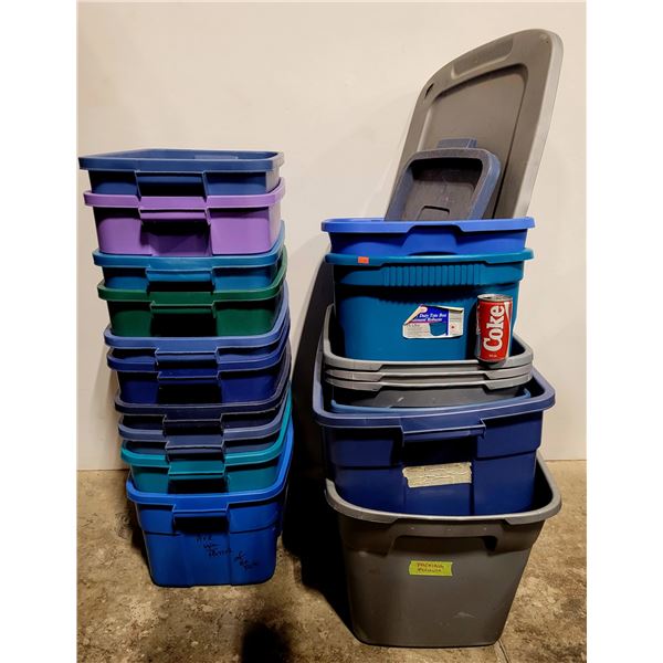Rubbermaid & Storage Bin Lot