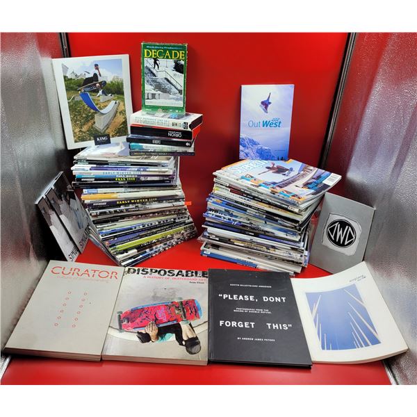 Large Lot of Snowboarding Magazines