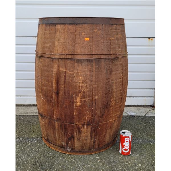 Vintage Wooden Barrel
