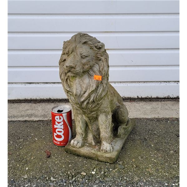 Concrete Lion Statue