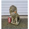 Concrete Lion Statue