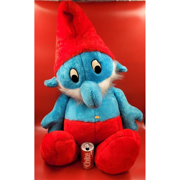 Large Vintage Papa Smurf Plush