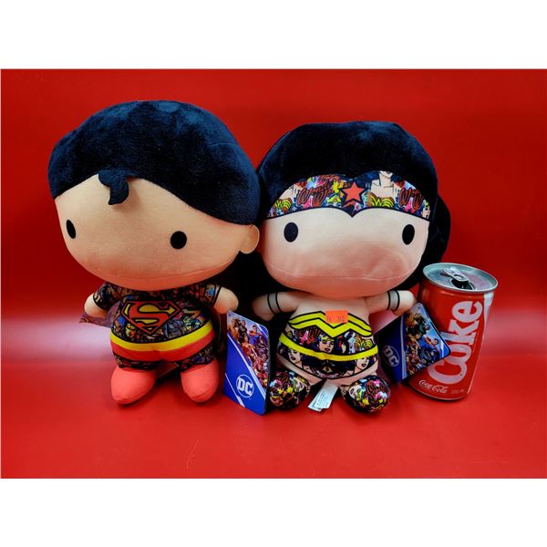 New DC Superman and Wonder Woman Plush