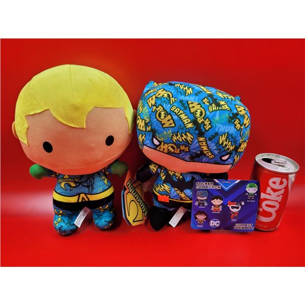 New DC Batman and Aquaman Plush