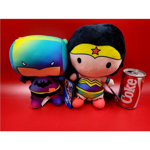 New DC Batman and Wonderwoman Plush