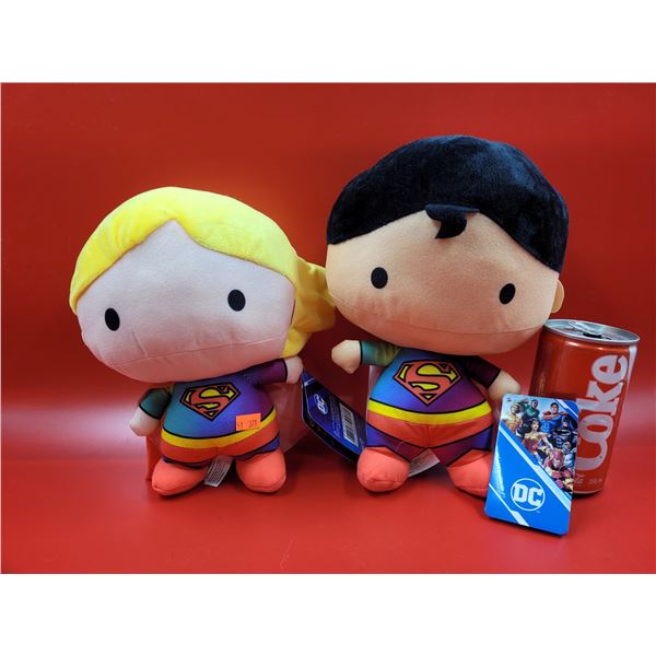 New DC Superman and Superwoman Plush