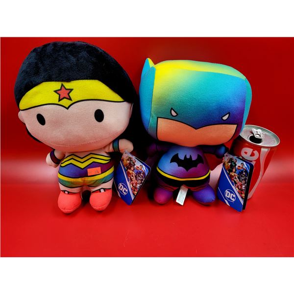 New DC Batman and Wonderwoman Plush
