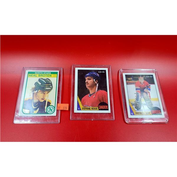 Vintage Hockey Card Lot w/Patrick Roy