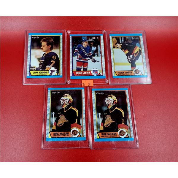 Lot of O-Pee-Chee Rookie Cards