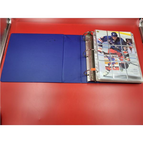 Binder Full of Wayne Gretzky Hockey Cards