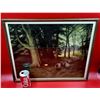 Image 1 : Vintage Framed Ram/Forrest Print Scene