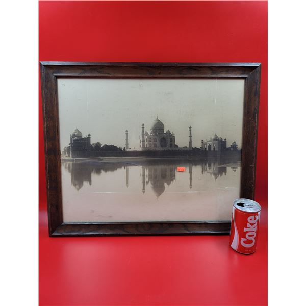 Antique Oak Framed Photograph