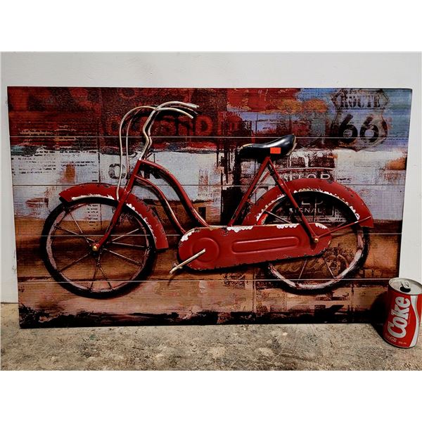 3_D Metal Bicycle Wall Art