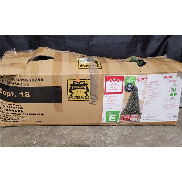 7" Pre-Lit Christmas Tree