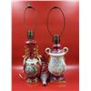 Image 1 : 2 Antique Porcelain Table Lamps