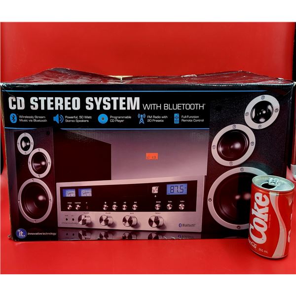CD Stereo System w/Bluetooth
