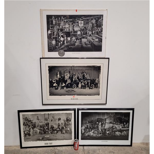 4 Framed Vancouver Cunucks Pictures