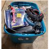 Image 1 : Large Tote of Electronics