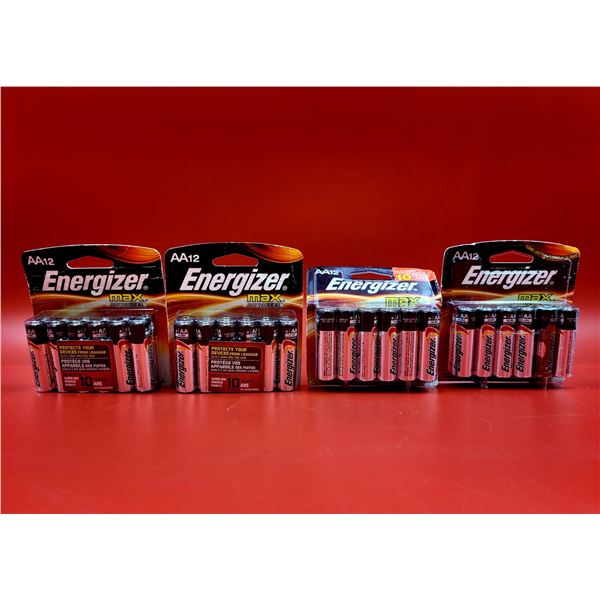 4 Packs of Energizer AA Battery's