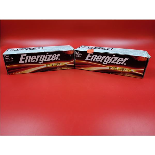 2 Packs of Energizer D Battery's