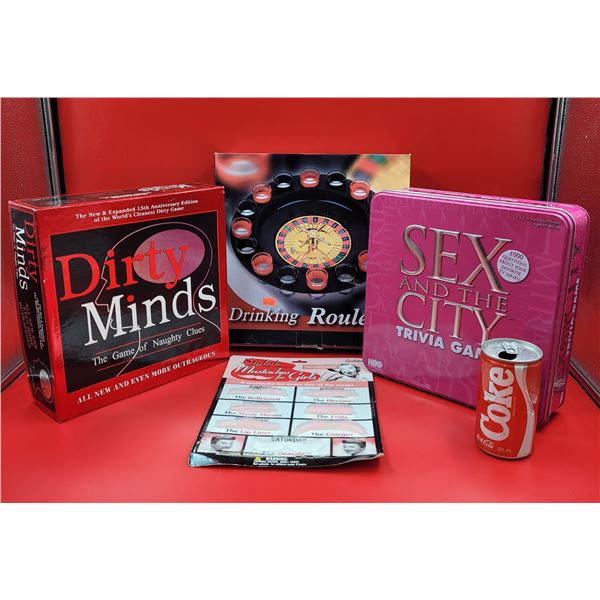 Sex in the City, Dirty Minds and Drinking Game Lot