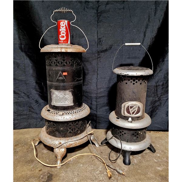 2 Vintage Stove Heaters