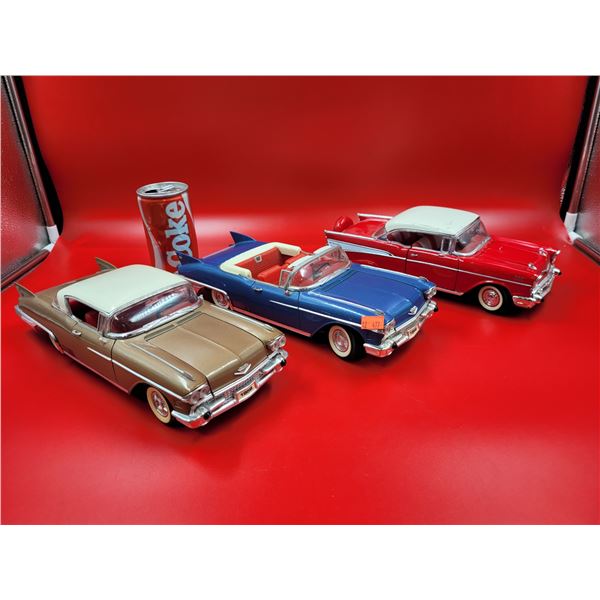 3 1/18 Scale Die-Cast Cars