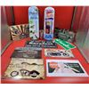 Image 1 : Tin Advertising Signs and Thermometer Lot