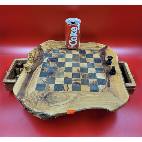 Hand Crafted Wooden Chess Set