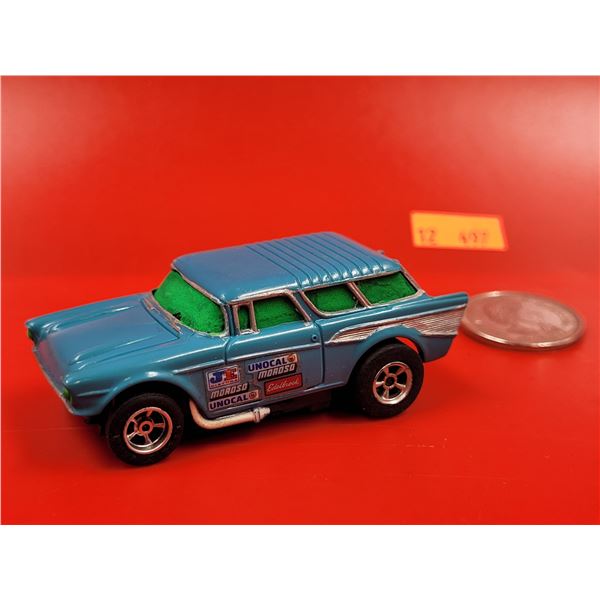 Vintage AFX Blue Nomad Slot Car